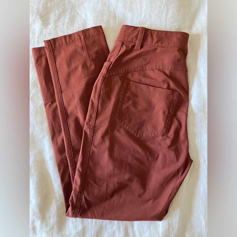 Lululemon City 5-Pocket Pants in Rust